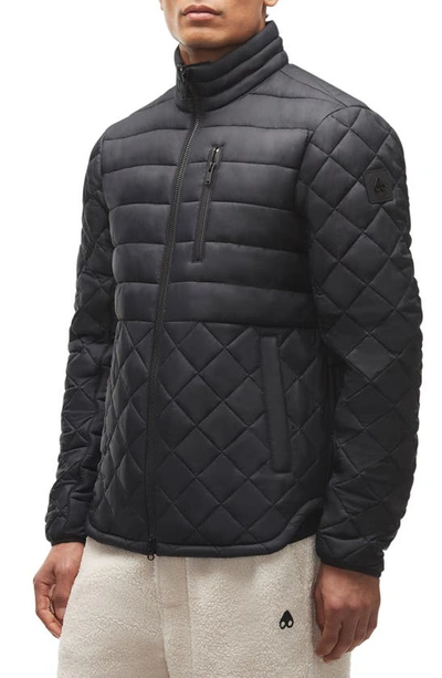 Moose Knuckles Boynton Down Jacket In Black