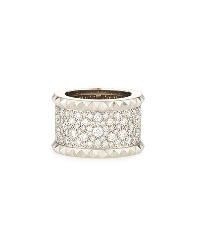 Roberto Coin Rock & Diamonds 18k White Gold Ring