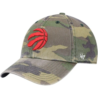 47 ' Camo Toronto Raptors Clean Up Adjustable Hat