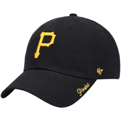 47 ' Black Pittsburgh Pirates Team Miata Clean Up Adjustable Hat