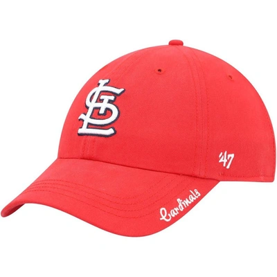 47 Brand '47 Red St. Louis Cardinals Miata Clean-up Adjustable Hat