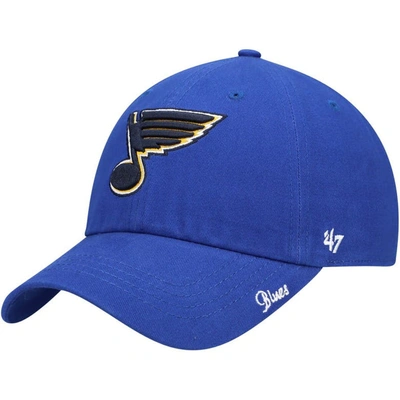 47 ' Blue St. Louis Blues Team Miata Clean Up Adjustable Hat