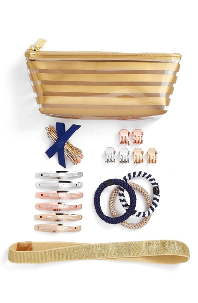 The Finest Accessories Hair Styling Emergency Kit, Gold Stripes