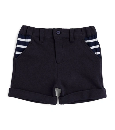 Patachou Babies' Stripe-detail Shorts (6-24 Months) In Blue