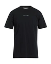 Alyx 1017  9sm 1017  9sm Fitted T-shirt With Colorful Print And Front Logo In Black