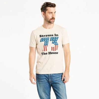 Levi's ® Graphic Tee - Strauss 73 Chalky White | ModeSens