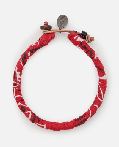 Mikia Bandana Bracelet In Red