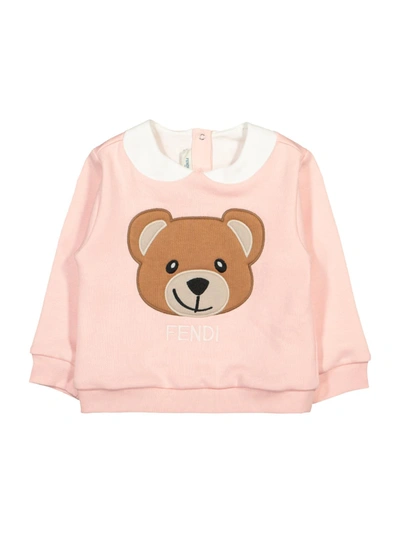 Fendi Baby Girls Pink Sweatshirt