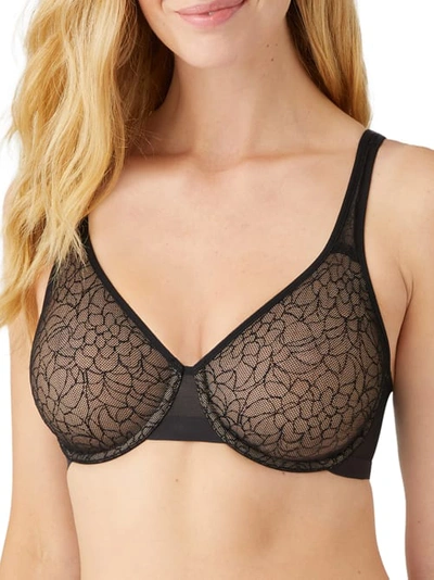 Wacoal Women's All Edge Underwire Bra 855341 In Black
