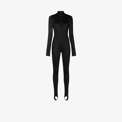 Misbhv X Browns Monogram Ski Jumpsuit In Black