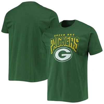 Junk Food Men's  Green Green Bay Packers Bold Logo T-shirt