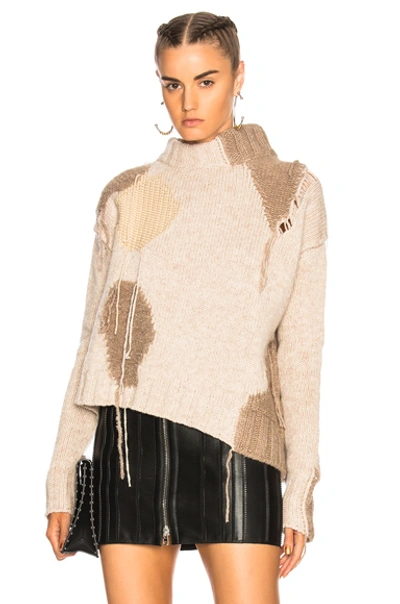 Ovira Patch Knit Turtleneck by Acne Studios- La Garçonne