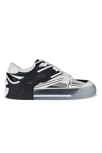 Dolce & Gabbana Custom 2.zero Sneakers In Black,white