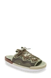 Nike Offline 2.0 Mule Sneaker In Medium Olive/ Oil Green