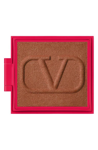 Valentino Go-clutch Refillable Compact Finishing Powder Refill Pan In 05 Deep