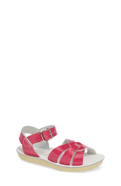 Salt Water Sandals By Hoy Kids' Swimmer Sandal In Shiny Fuchsia