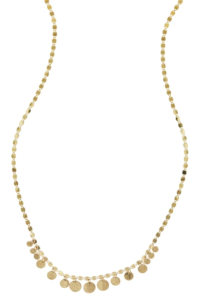 Lana Lane Jewelry Mini Disc Chain Choker Necklace In Yellow Gold