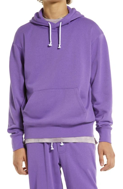 Bp. Fleece Hoodie In Purple Flower