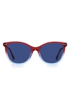 Isabel Marant Gradient Round Sunglasses In Maroon