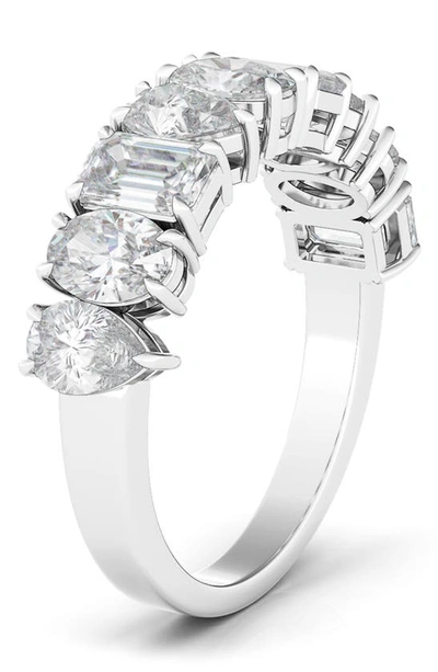 Hautecarat Multicut Lab Created Diamond Eternity Ring In 2.22 White Gold