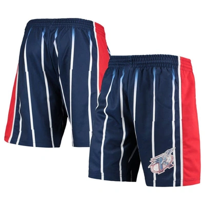 Mitchell & Ness Men's  Blue Houston Rockets 1996 Hardwood Classics 75th Anniversary Swingman Shorts