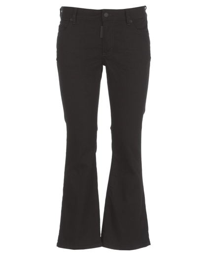 Dsquared2 Bell Bottom Trouser In Nero