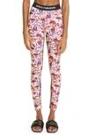 Rabanne X Fondation Vasarely Pinch Echo Bodyline Leggings In Sunny Pansy