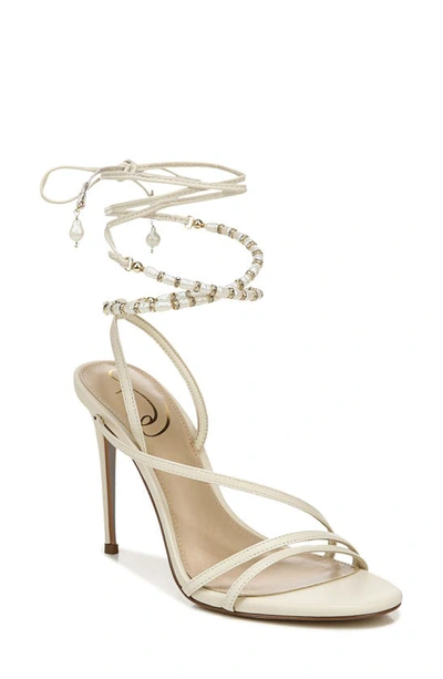 Sam Edelman Women's Scarlette Ankle Strap Dress Sandals Women's Shoes In White