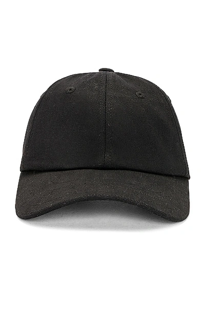 Jacquemus La Casquette Embroidered Cotton-twill Baseball Cap In Nero