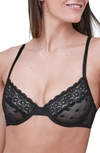 Skarlett Blue Dare Unlined Underwire Bra Black 32dd