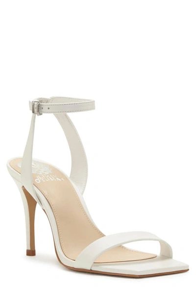 Vince Camuto Saprenda Sandal In White Swan Nappa
