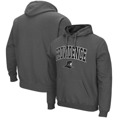 Colosseum Charcoal Providence Friars Arch And Logo Pullover Hoodie