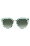 Isabel Marant Modified Oval Sunglasses In Green