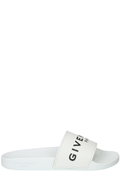 Givenchy Logo Printed Slip In White