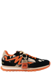 Marc Jacobs The Jogger Trainers With Tiger Pattern In Black