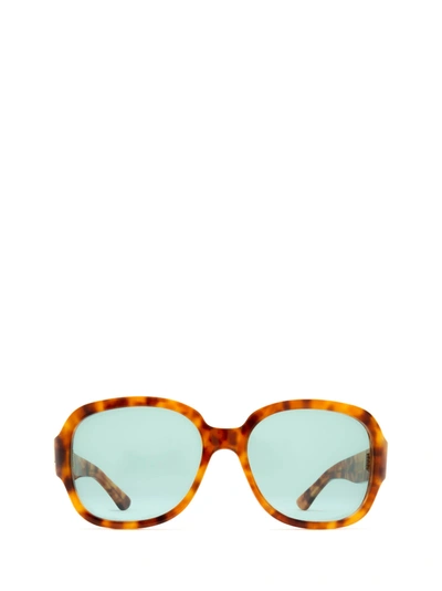 Gucci Gg0989s Havana Unisex Sunglasses In Orange