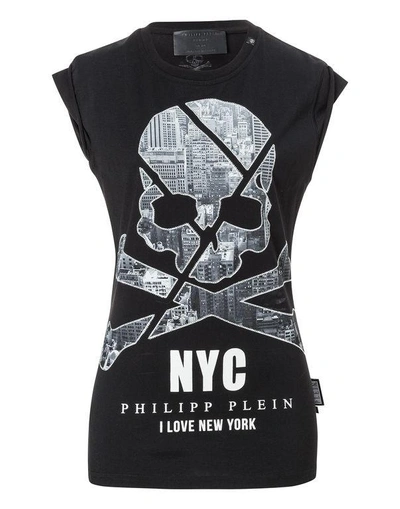 Philipp Plein T-shirt Round Neck Ss "york Man"