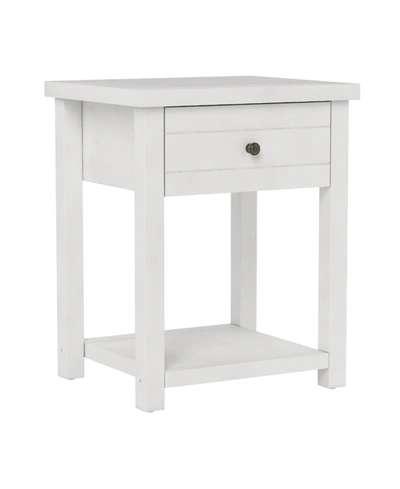 Hillsdale Harmony Accent Table In Matte White
