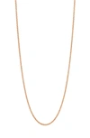 Qeelin 18k Gold Chain Necklace In Rose Gold