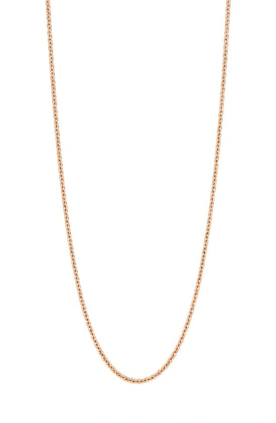 Qeelin 18k Gold Chain Necklace In Rose Gold