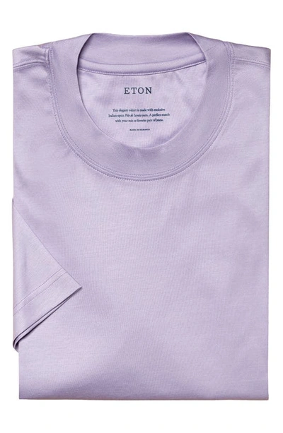 Eton Jersey T-shirt In Light Pastel Purple