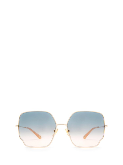 Chloé Ch0092s Gold Female Sunglasses