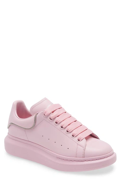 Alexander Mcqueen Oversize Sneaker In Ice Pink/ Silver