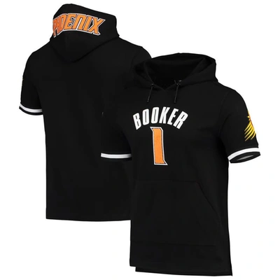 Pro Standard Men's  Devin Booker Black Phoenix Suns Name & Number Short Sleeve Pullover Hoodie