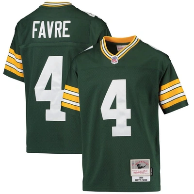 Mitchell & Ness Kids' Youth  Brett Favre Green Green Bay Packers 1996 Retired Player Legacy Jersey