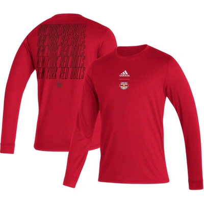 Adidas Originals Adidas Red New York Red Bulls Club Long Sleeve T-shirt