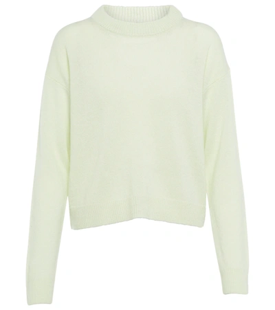 Jardin Des Orangers Wool And Cashmere Sweater In Light Green