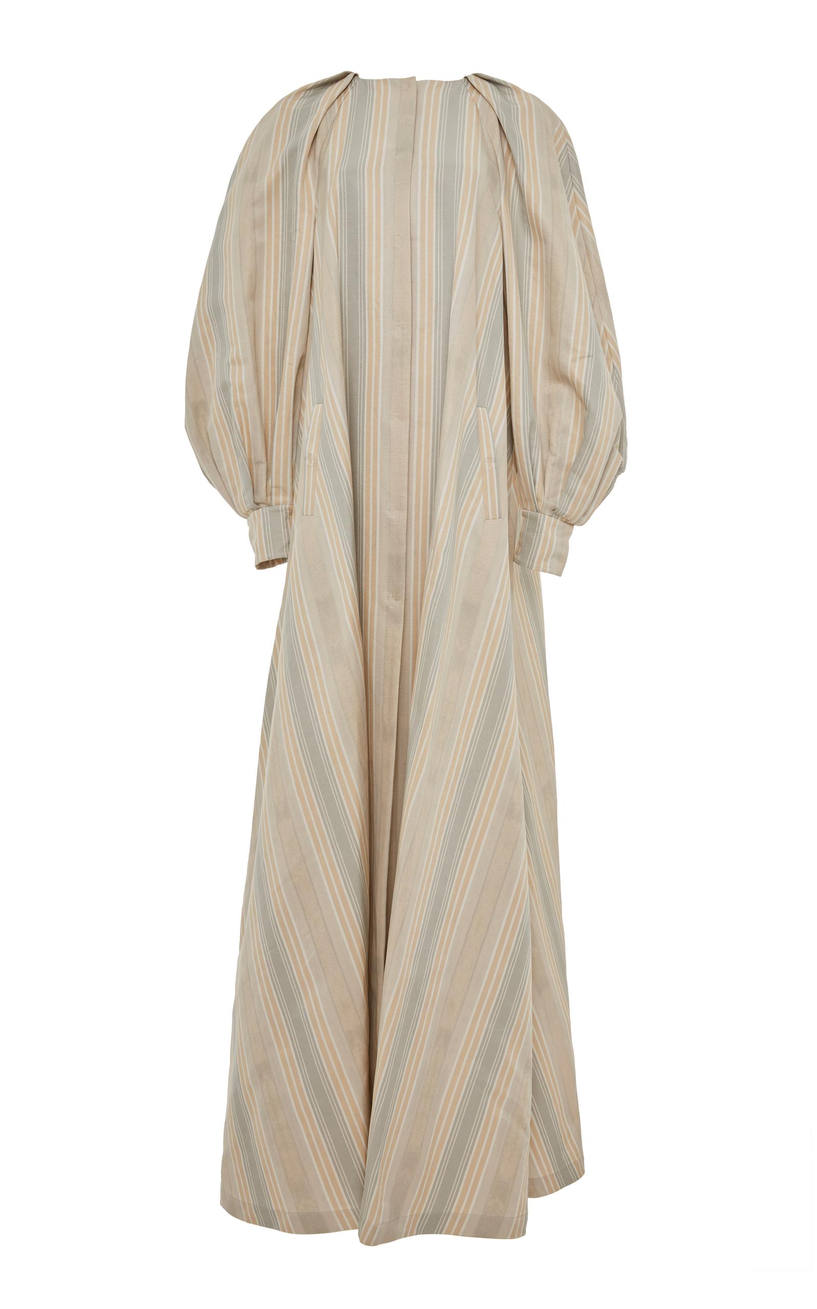 Marina Moscone Riviera Coat Dress In Neutral | ModeSens