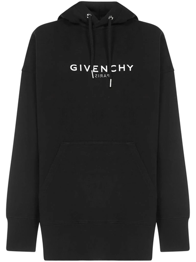 Givenchy Hooded Sweatshirt In Black
