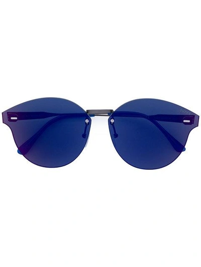 Retrosuperfuture Tuttoente Panama Sunglasses In Blue